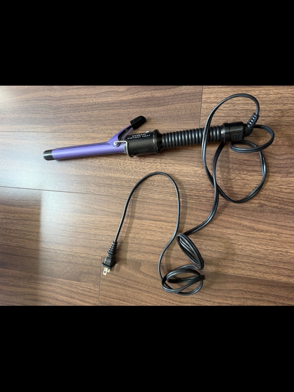 Purple Ceramic Curling Wand 0.5”